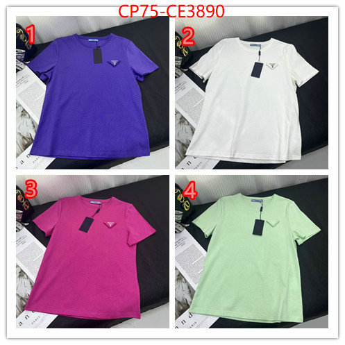 Clothing-Prada,top , ID: CE3890,$: 75USD