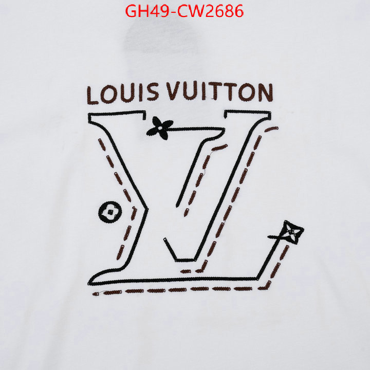 Clothing-LV,where to buy replicas , ID: CW2686,$: 49USD