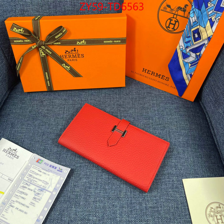 Hermes Bags(4A)-Wallet-,the best quality replica ,ID: TD6563,$: 59USD