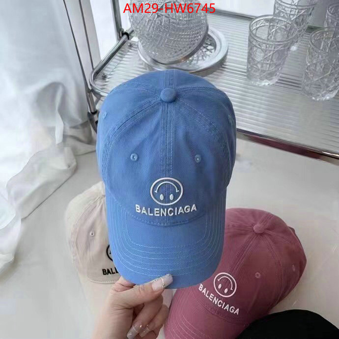 Cap (Hat)-Balenciaga,the most popular , ID: HW6745,$: 29USD