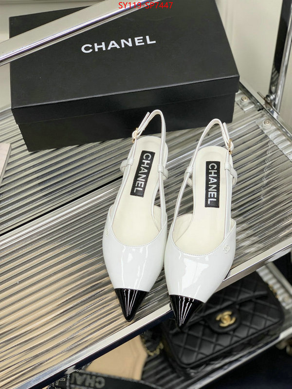 Women Shoes-Chanel,fake designer , ID: SP7447,$: 119USD