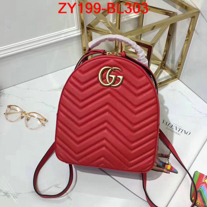 Gucci Bags(TOP)-Backpack-,what's the best place to buy replica ,ID: BL303,$:199USD