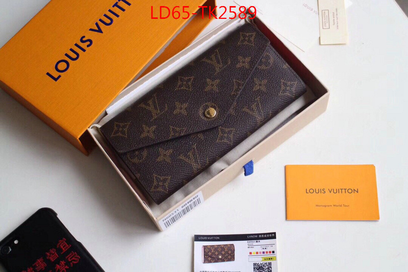 LV Bags(TOP)-Wallet,ID: TK2589,$:65USD