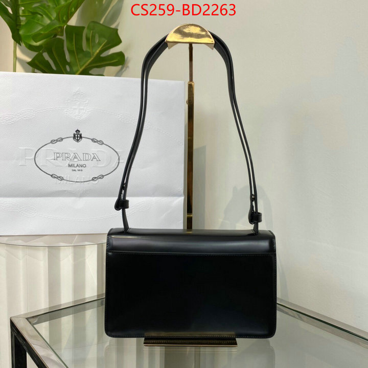 Prada Bags(TOP)-Diagonal-,ID: BD2263,$: 259USD