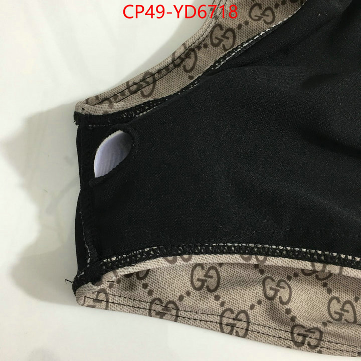 Swimsuit-GUCCI,customize best quality replica , ID: YD6718,$: 49USD