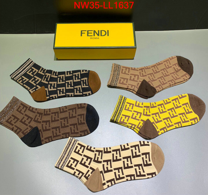 Sock-Fendi,sale outlet online , ID: LL1637,$: 35USD