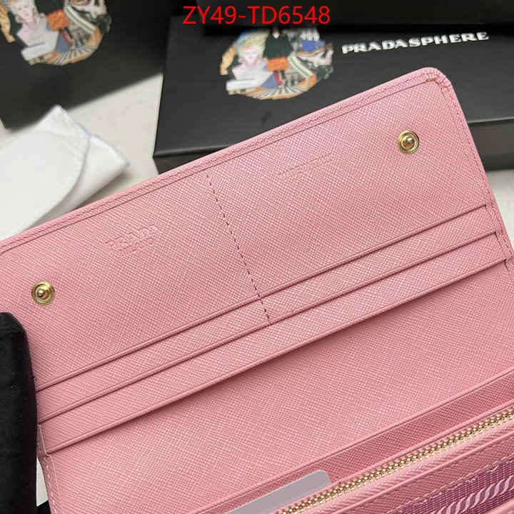 Prada Bags(4A)-Wallet,high quality online ,ID: TD6548,$: 49USD