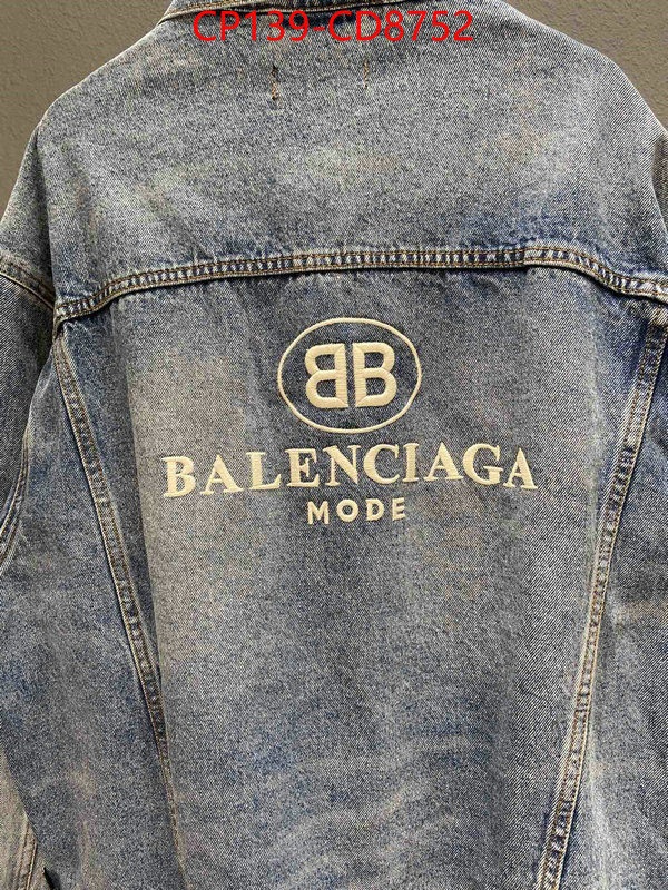 Clothing-Balenciaga,buy top high quality replica , ID: CD8752,$: 139USD