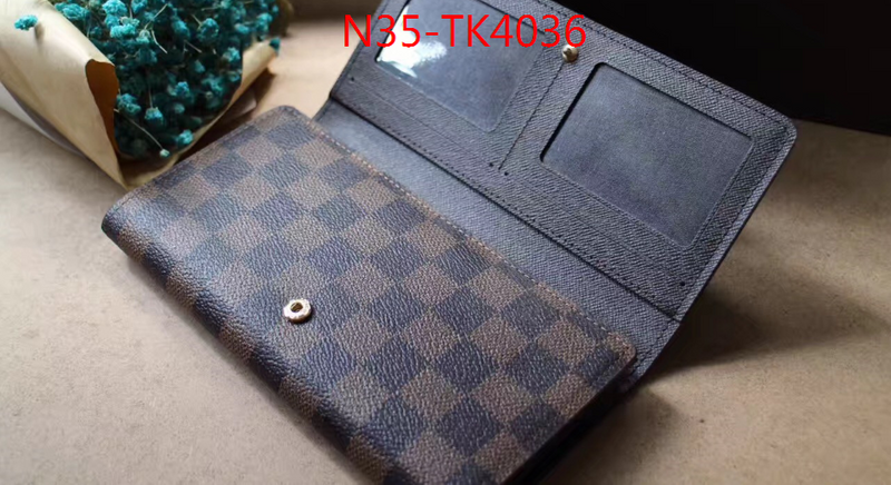 LV Bags(4A)-Wallet,ID: TK4036,$: 35USD