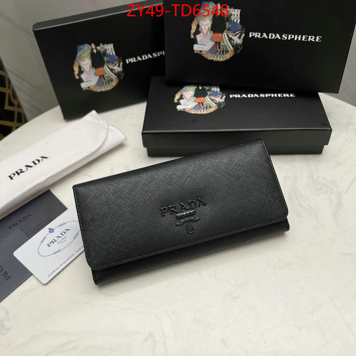 Prada Bags(4A)-Wallet,high quality online ,ID: TD6548,$: 49USD