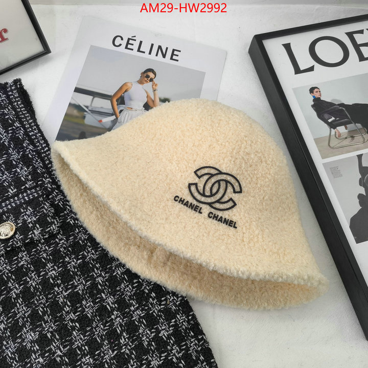 Cap (Hat)-Chanel,buy best high quality , ID: HW2992,$: 29USD