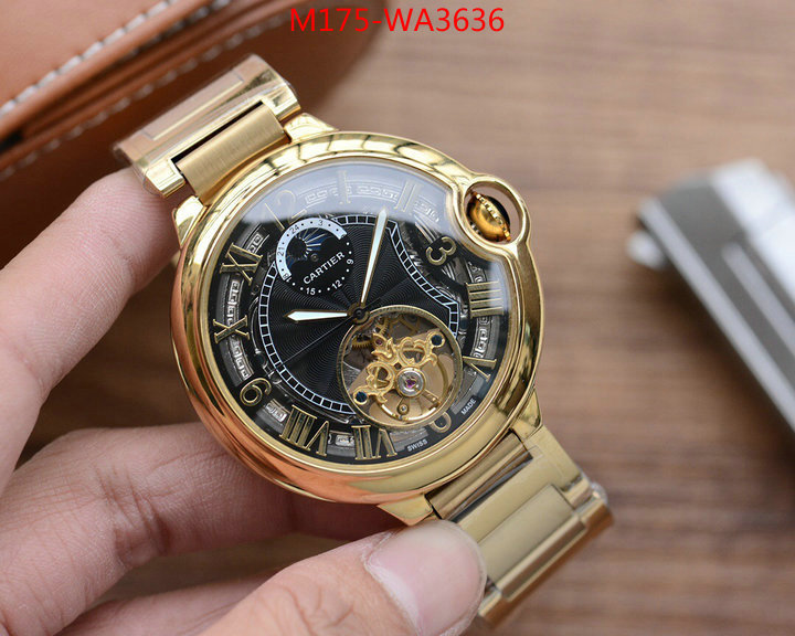 Watch(4A)-Cartier,luxury , ID: WA3636,$: 175USD
