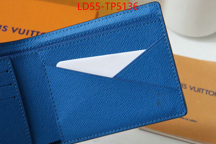 LV Bags(TOP)-Wallet,ID: TP5136,$: 55USD
