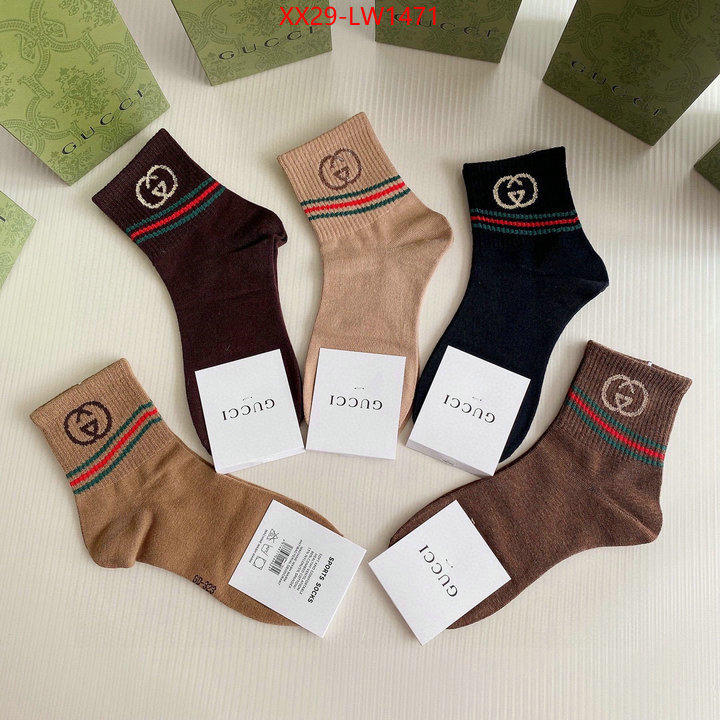 Sock-Gucci,top quality replica , ID: LW1471,$: 29USD