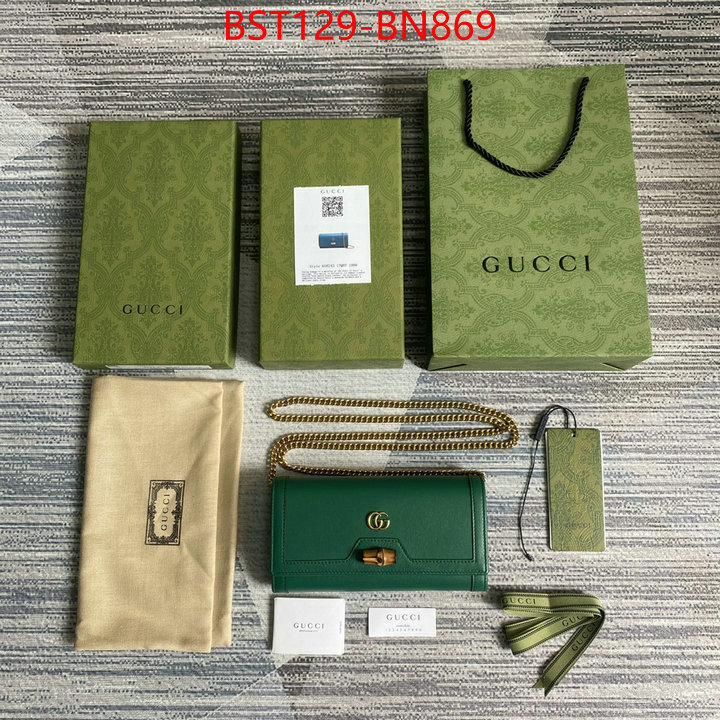 Gucci Bags(TOP)-Diagonal-,ID: BN869,$:129USD