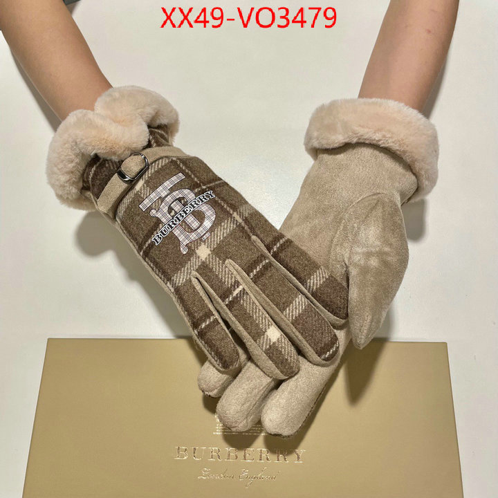 Gloves-Burberry,top quality replica , ID: VO3479,$: 49USD