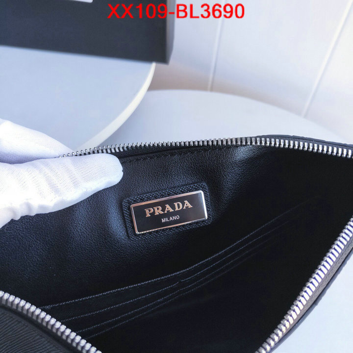 Prada Bags(TOP)-Clutch-,ID: BL3690,$: 109USD