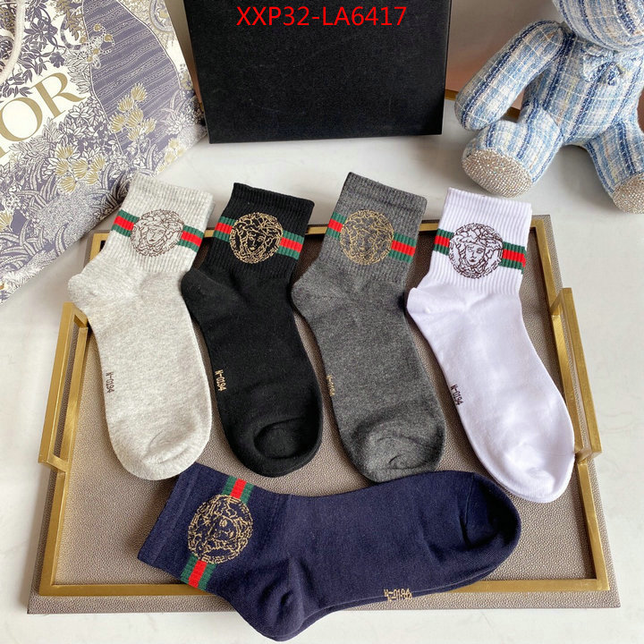 Sock-Versace,cheap high quality replica , ID: LA6417,$: 32USD