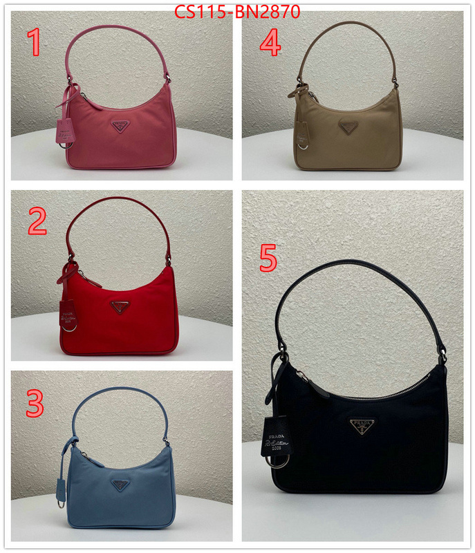 Prada Bags(TOP)-Re-Edition 2000,ID: BN2870,$: 115USD