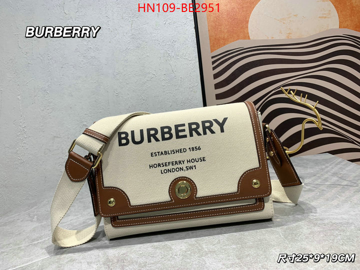 Burberry Bags(4A)-Diagonal,2023 luxury replicas ,ID: BE2951,$: 109USD