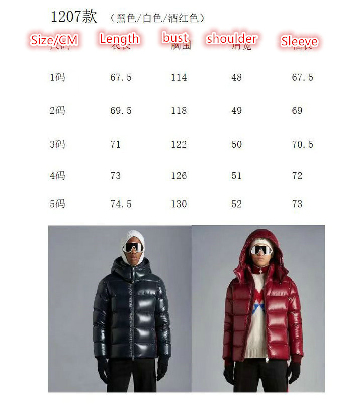 Down jacket Men-Moncler,best capucines replica , ID: CO2427,$: 165USD