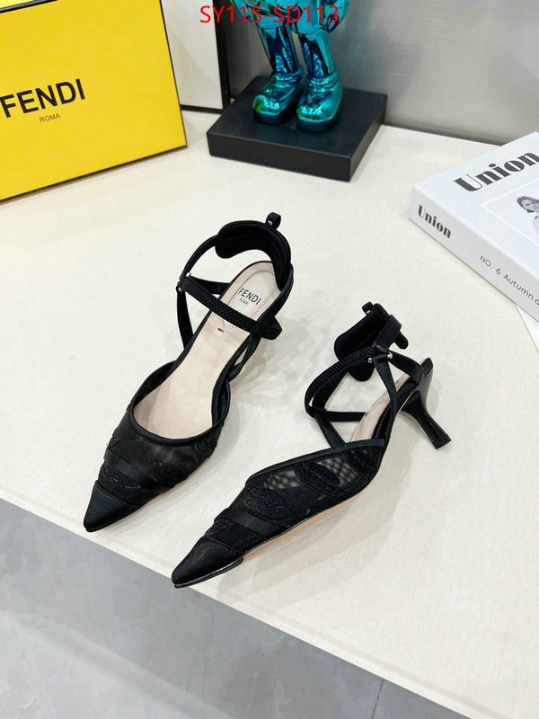 Women Shoes-Fendi,wholesale designer shop , ID: SD113,$: 115USD