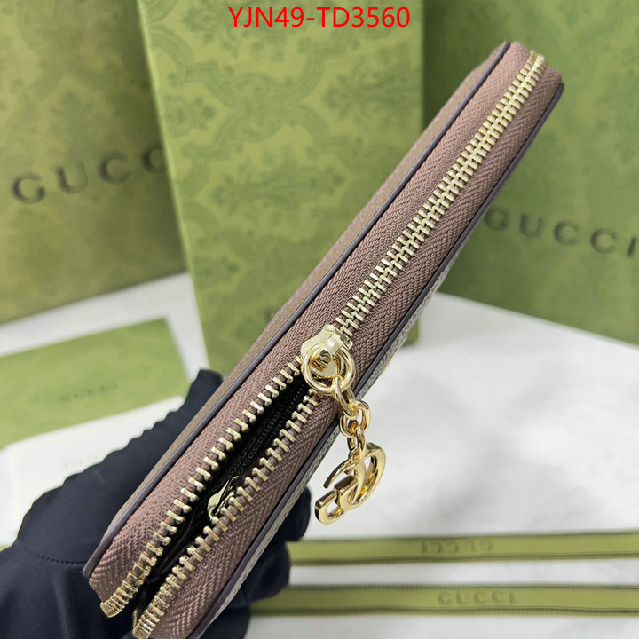 Gucci Bags(4A)-Wallet-,wholesale 2023 replica ,ID: TD3560,$: 49USD