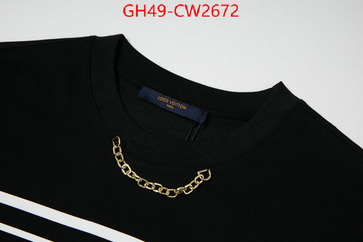 Clothing-LV,designer fake , ID: CW2672,$: 49USD