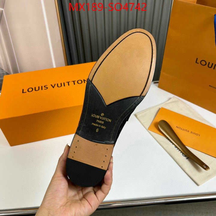 Men Shoes-LV,2023 aaaaa replica 1st copy , ID: SO4742,$: 189USD