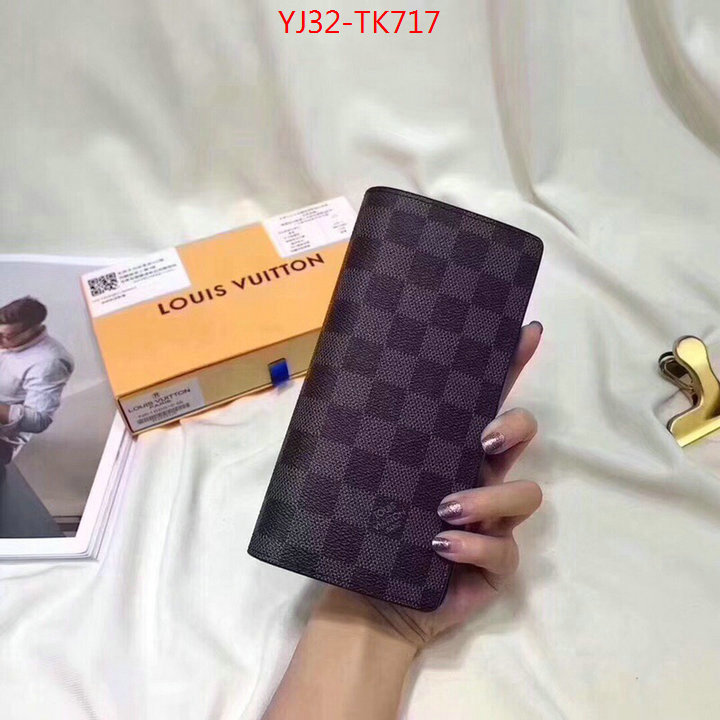 LV Bags(4A)-Wallet,ID: TK717,$:32USD