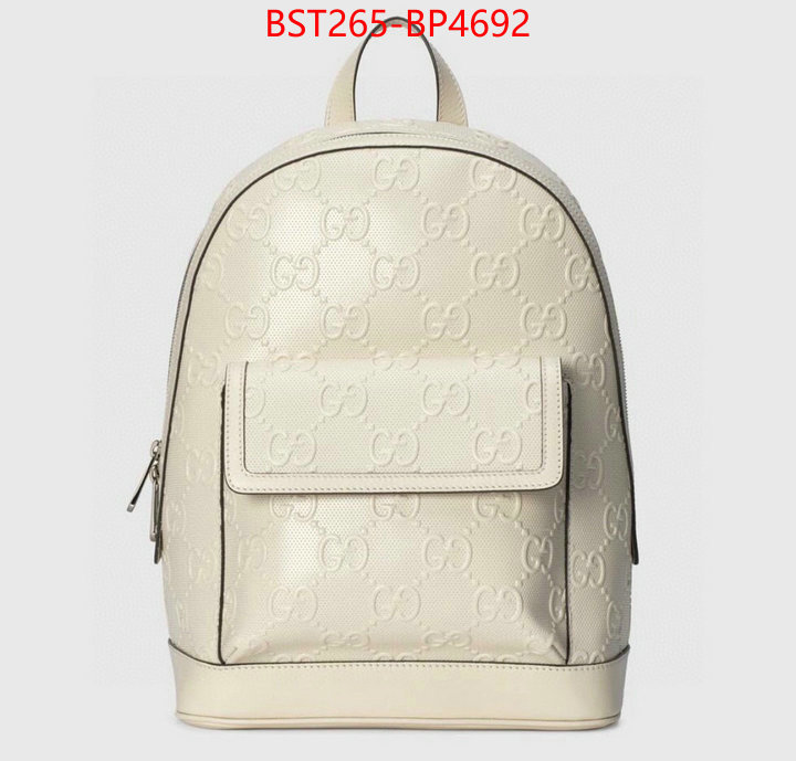 Gucci Bags(TOP)-Backpack-,best luxury replica ,ID: BP4692,$: 265USD