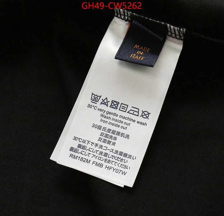 Clothing-LV,what is a 1:1 replica , ID: CW5262,$: 49USD