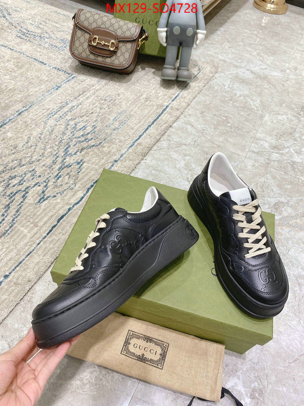 Men Shoes-Gucci,top sale , ID: SO4728,$: 129USD