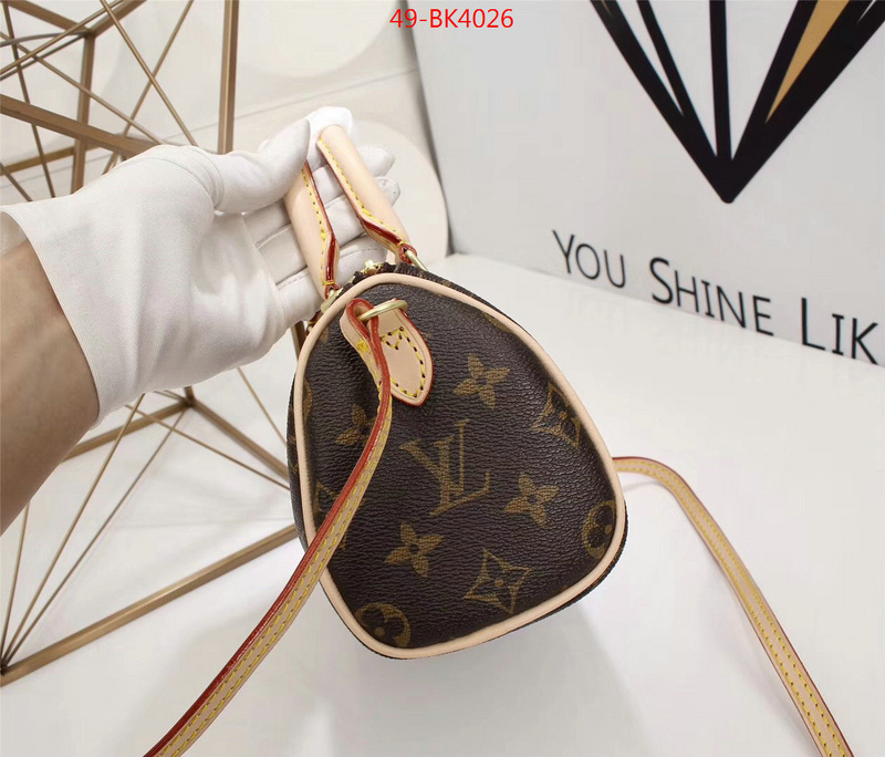 LV Bags(4A)-Speedy-,how quality ,ID: BK4026,$: 49USD