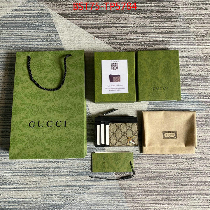 Gucci Bags(TOP)-Wallet-,ID: TP5784,$: 75USD