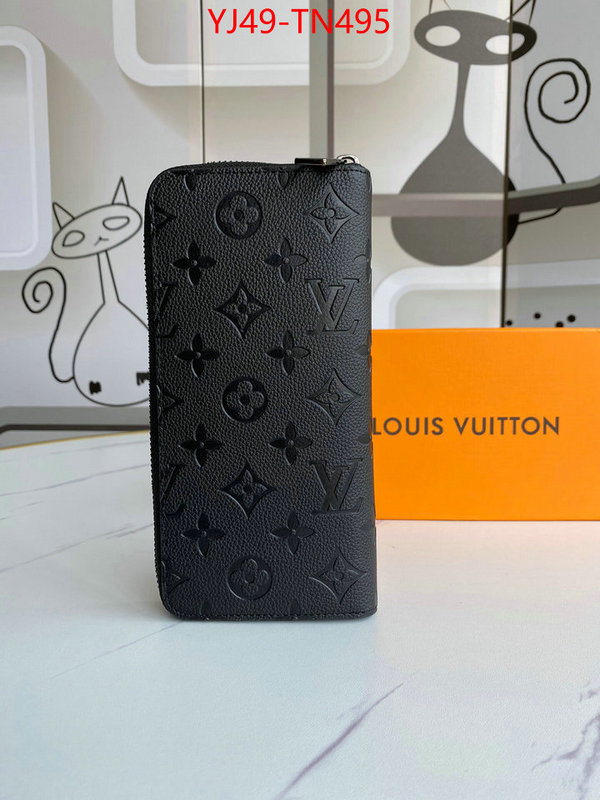 LV Bags(4A)-Wallet,ID: TN495,$: 49USD