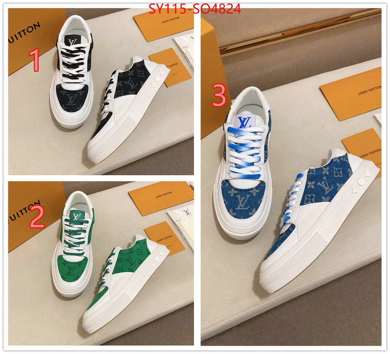 Men Shoes-LV,replcia cheap from china , ID: SO4824,$: 115USD