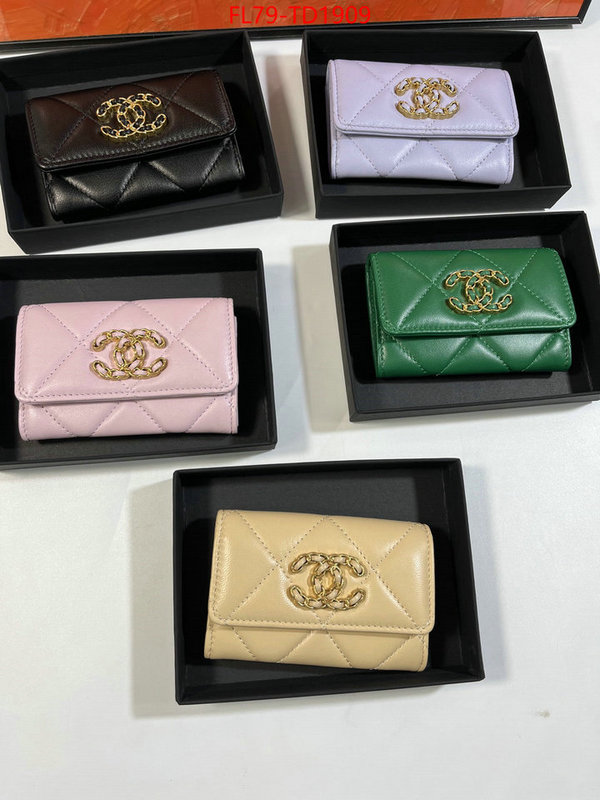 Chanel Bags(TOP)-Wallet-,ID: TD1909,$: 79USD