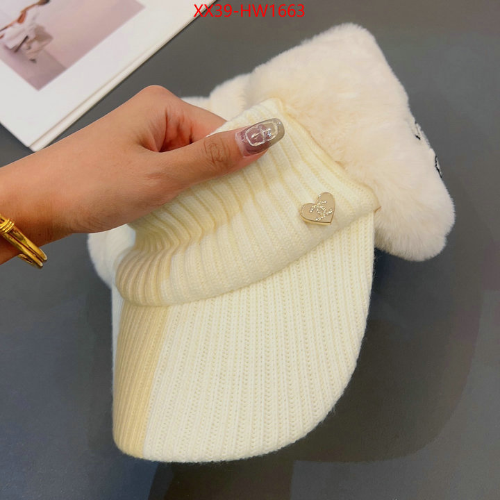 Cap (Hat)-Chanel,best quality replica , ID: HW1663,$: 39USD