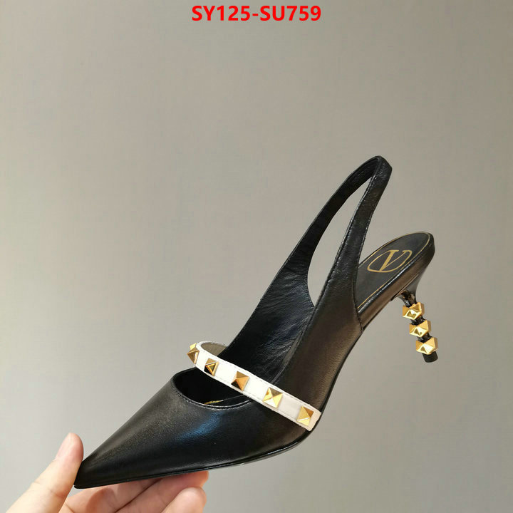 Women Shoes-Valentino,perfect replica , ID: SU759,$: 125USD