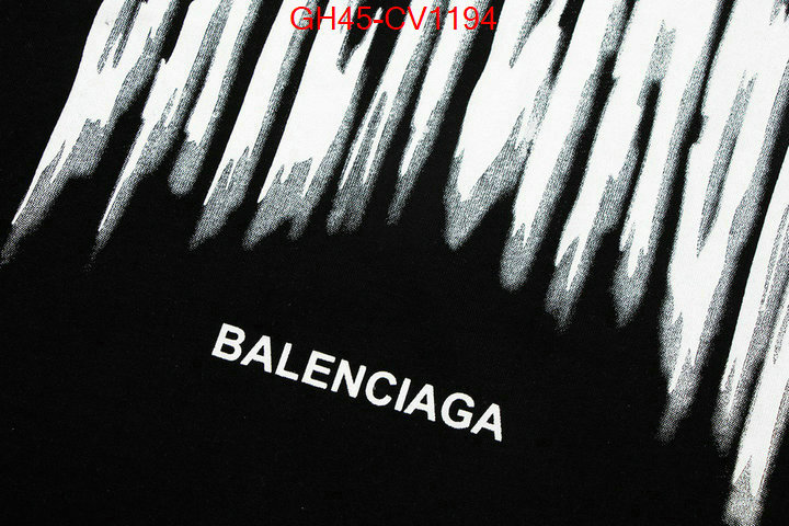 Clothing-Balenciaga,what best designer replicas , ID: CV1194,$: 45USD