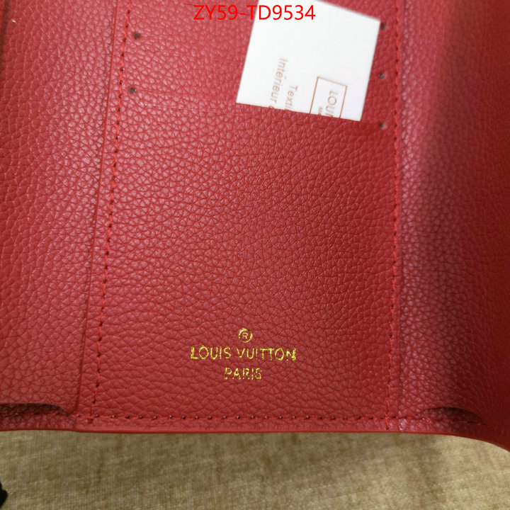 LV Bags(4A)-Wallet,luxury fashion replica designers ,ID: TD9534,$: 59USD