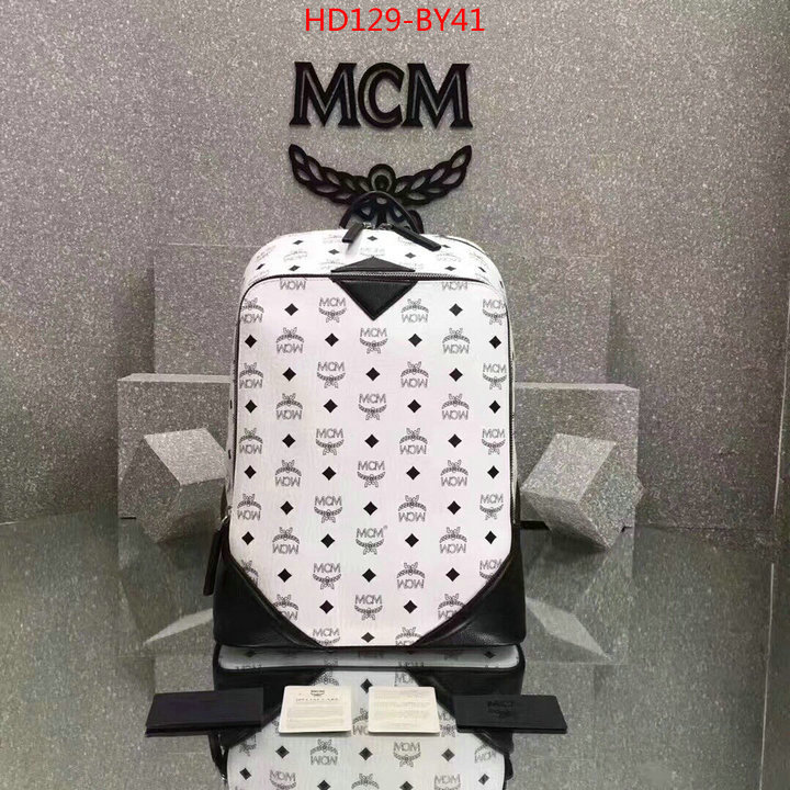 MCM Bags(TOP)-Backpack-,ID: BY41,$:129USD