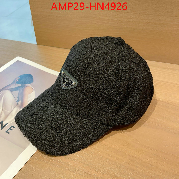 Cap (Hat)-Prada,2023 aaaaa replica 1st copy , ID: HN4926,$: 29USD