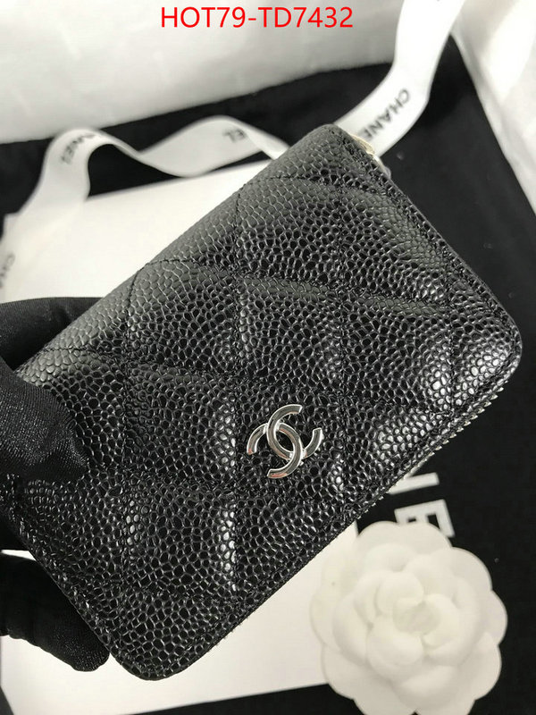 Chanel Bags(TOP)-Wallet-,ID: TD7432,$: 79USD