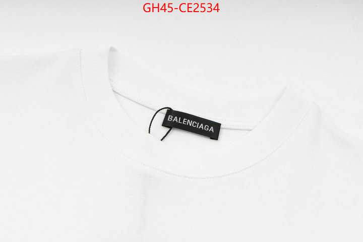 Clothing-Balenciaga,designer wholesale replica , ID: CE2534,$: 45USD