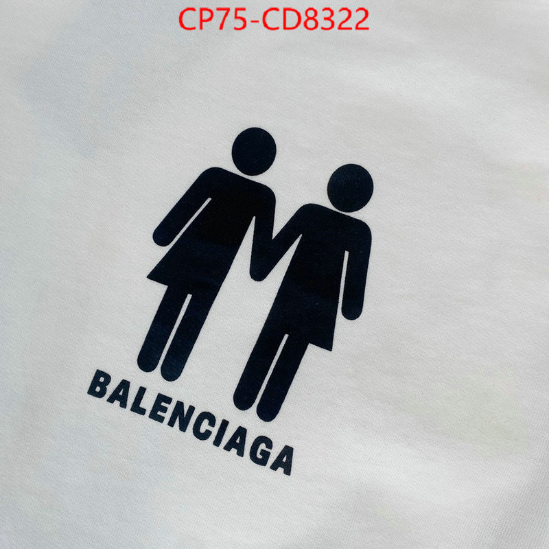 Clothing-Balenciaga,buy aaaaa cheap , ID: CD8322,$: 75USD