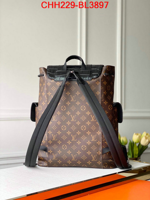 LV Bags(TOP)-Backpack-,ID: BL3897,$: 229USD
