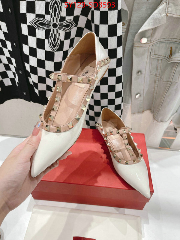 Women Shoes-Valentino,wholesale 2023 replica , ID: SD3593,$: 129USD