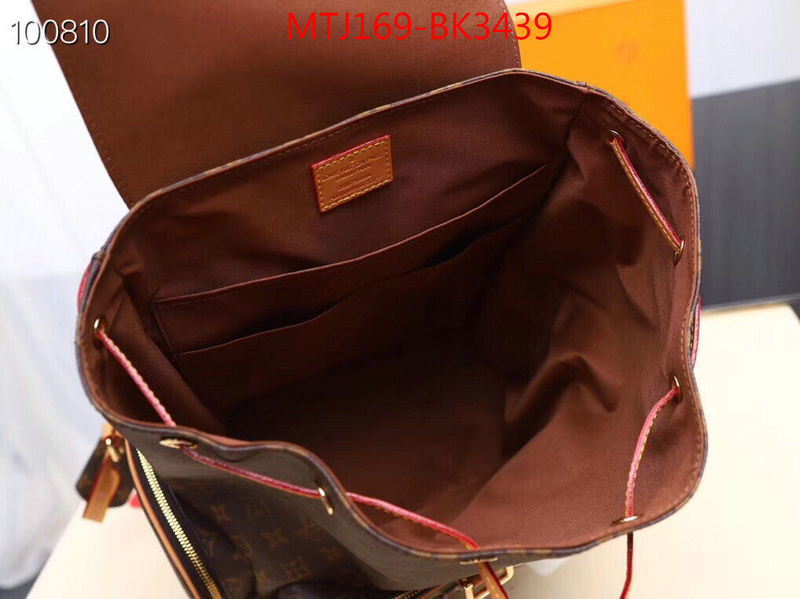 LV Bags(4A)-Backpack-,ID: BK3439,$:169USD